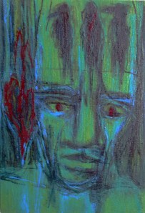 Birds Brain; acrylic on canvas; 2007