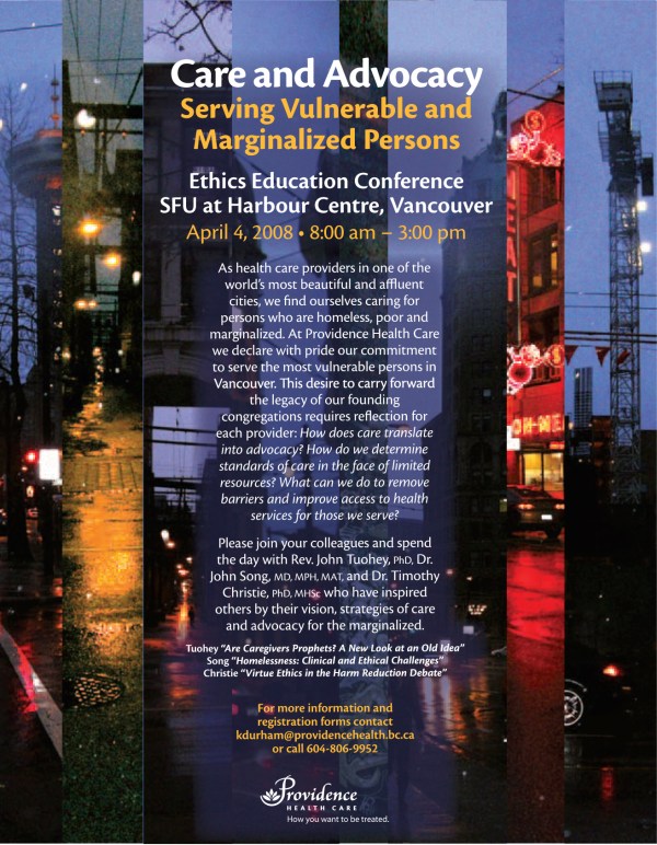 Care and Advocacy; poster; digital print; 8.5 x 11 in; 2008