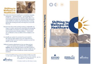 Shifting to Wellness; DVD cover; digital print
